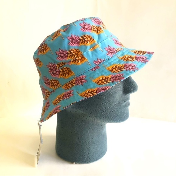 Original Use Pineapple Hawaiian Bucket Hat Unisex Size M/L - Picture 1 of 10